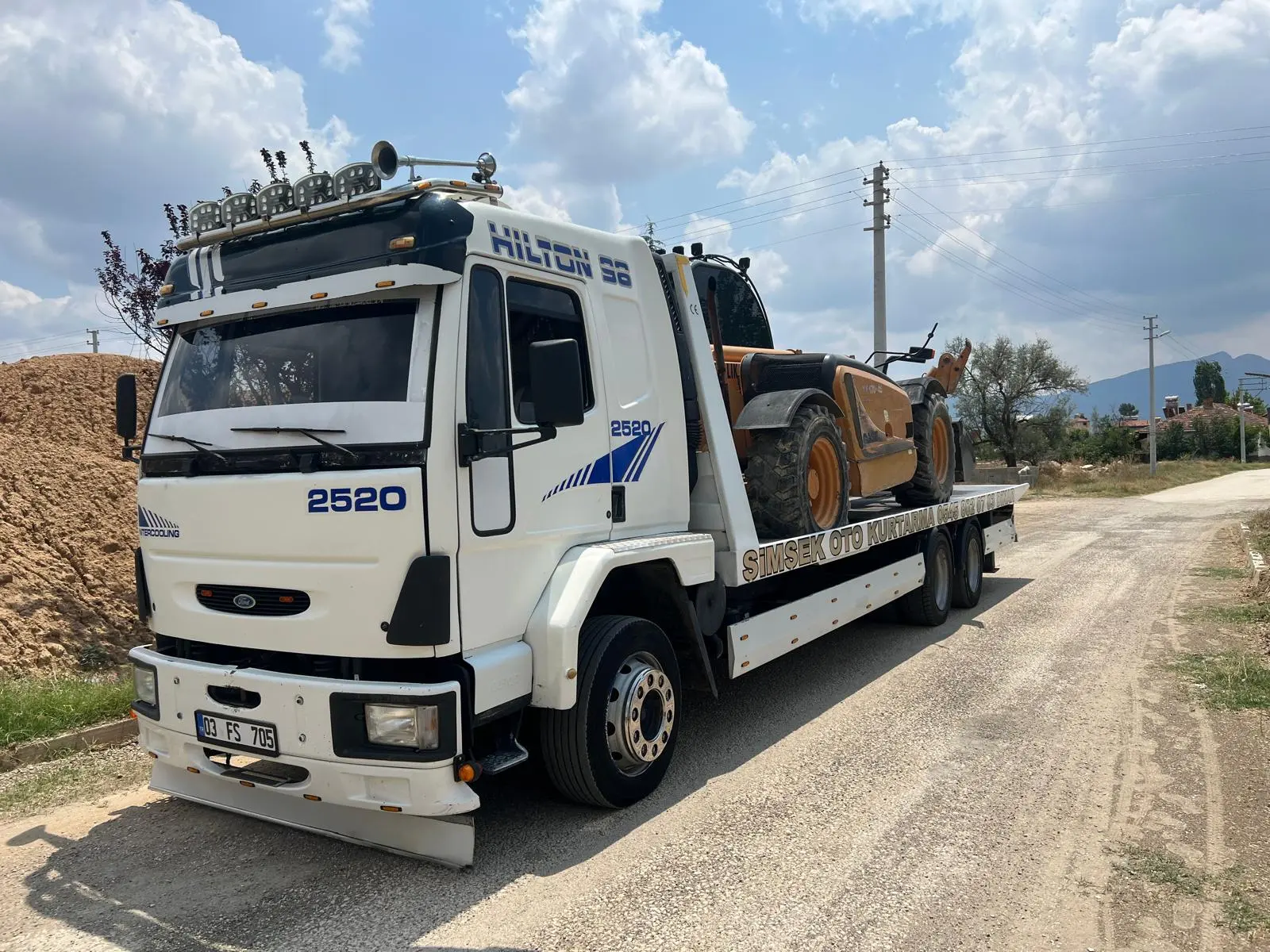 Ağır vasıta, iş makinası taşıma, dinar &ccedil;ekici